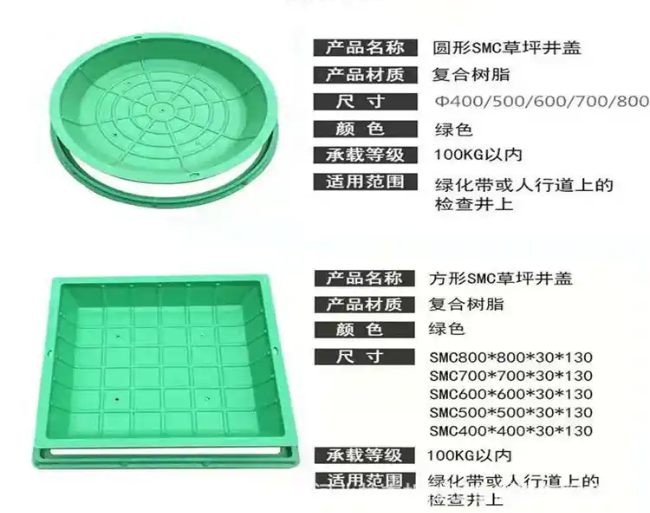 吴兴树脂复合种植井盖展示